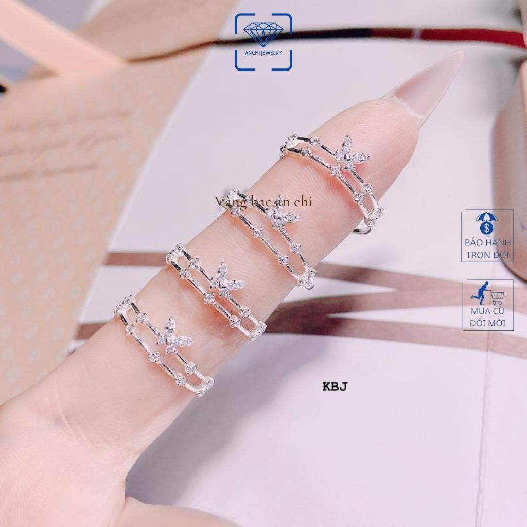 Nhẫn bạc nữ butterfly cute dễ thương, trang sức Anchi jewelry