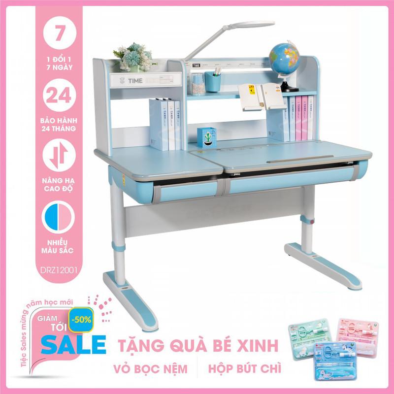 Bàn học thông minh SMLIFE Barry 120cm - DRZ.12001 - Xanh | 120cm x 73cm x 53-78cm (mặt bàn nâng hạ điện tử)