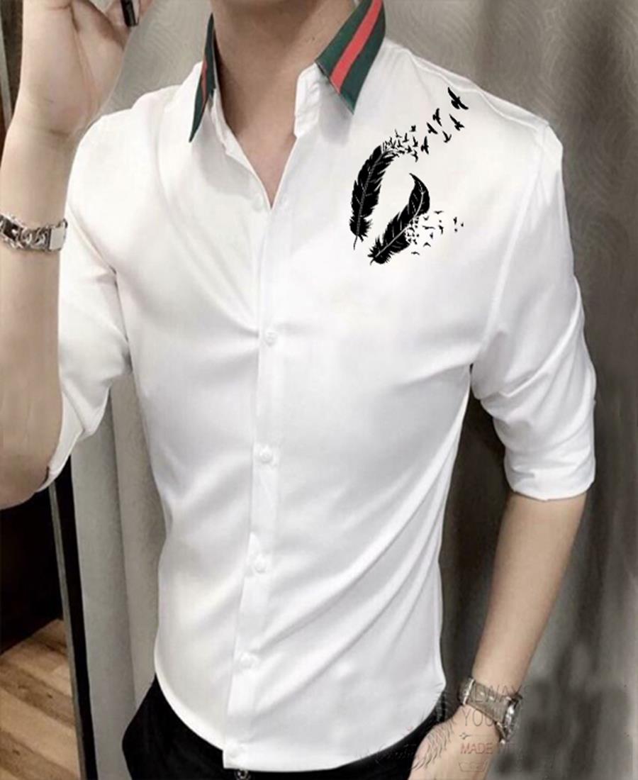 Áo Sơ Mi Nam Họa Tiết ms4