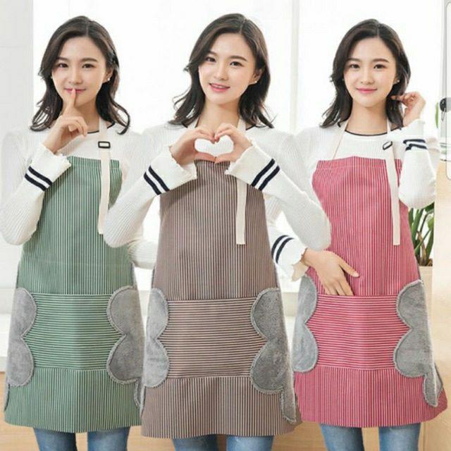 Tạp dề hoa chống thấm