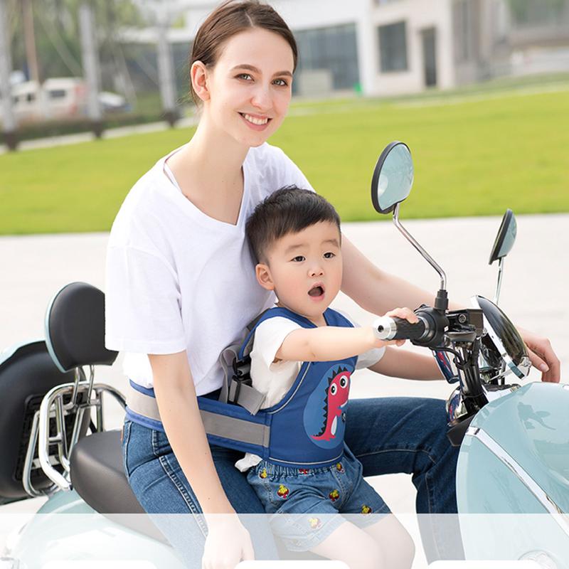 Bền Em Bé Thắt Lưng Dây Cho Đi Xe Đai Xe Máy An Toàn Cho Bé Có Thể Điều Chỉnh Xe Điện Dây Đeo Tay An Toàn Cho Trẻ Em