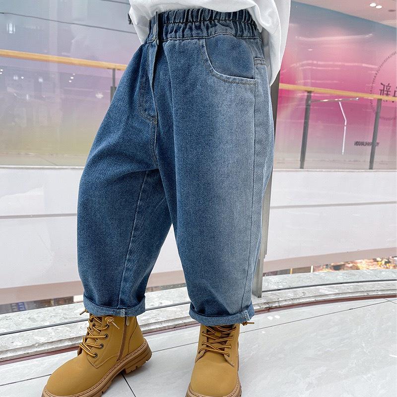 Quần jean baggy denim cho bé Q908