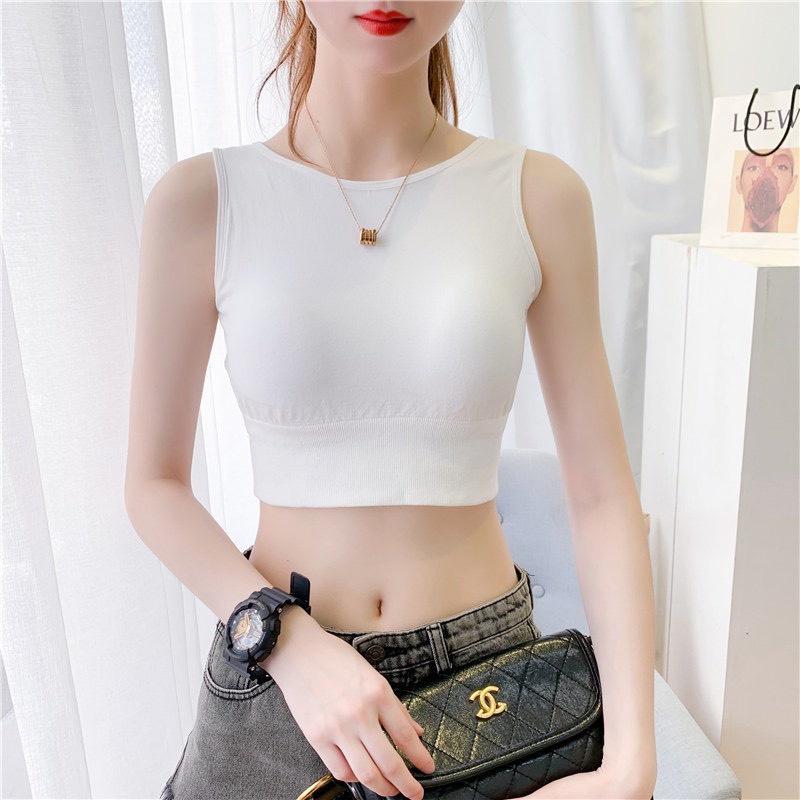 Áo bra nữ ao crop tập gym 2 dây nâng ngực không gọng sexy có mút ngực