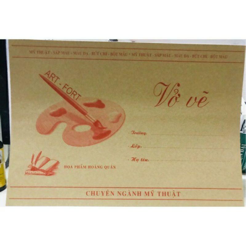 10 vở vẽ A3 thiếu
