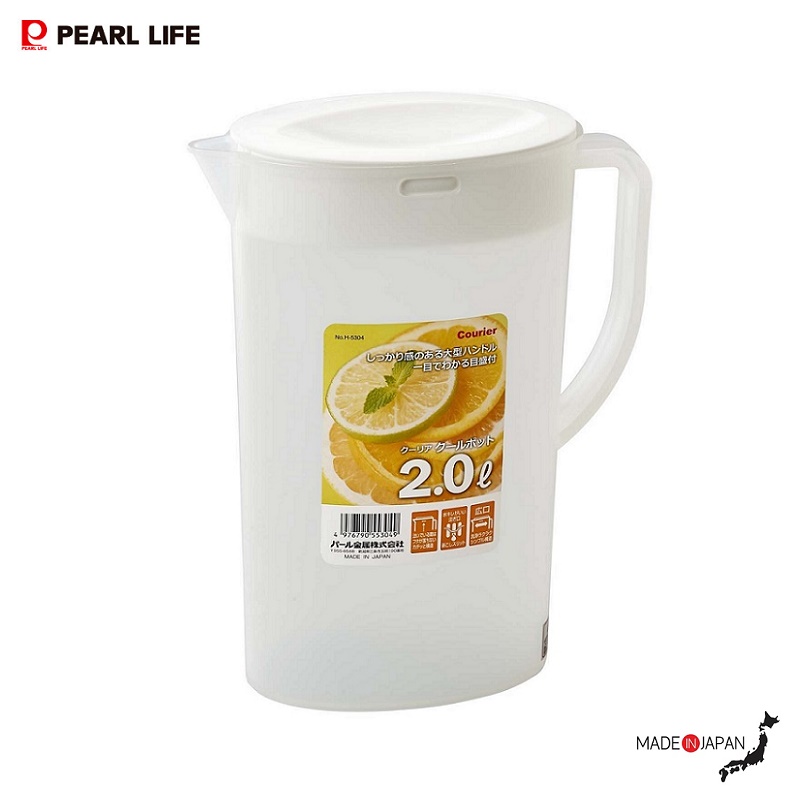 Bình nước Pearl Metal Gourier | Cool Square 2.0L | 3.0L - Hàng nội địa Nhật Bản |Made in Japan