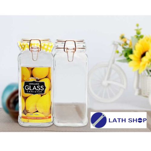 Hũ Thủy Tinh Sodalime Nắp Gài Lock&amp;Lock LLG518 - 2000ml - Hàng Chính Hãng