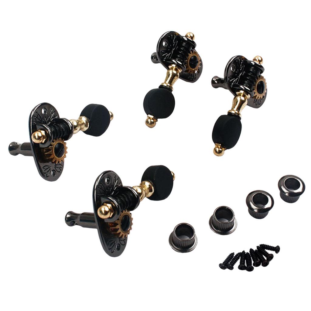 Locking Key Button String Tuning Pegs Tuners for 3 String Cigar Box Guitar