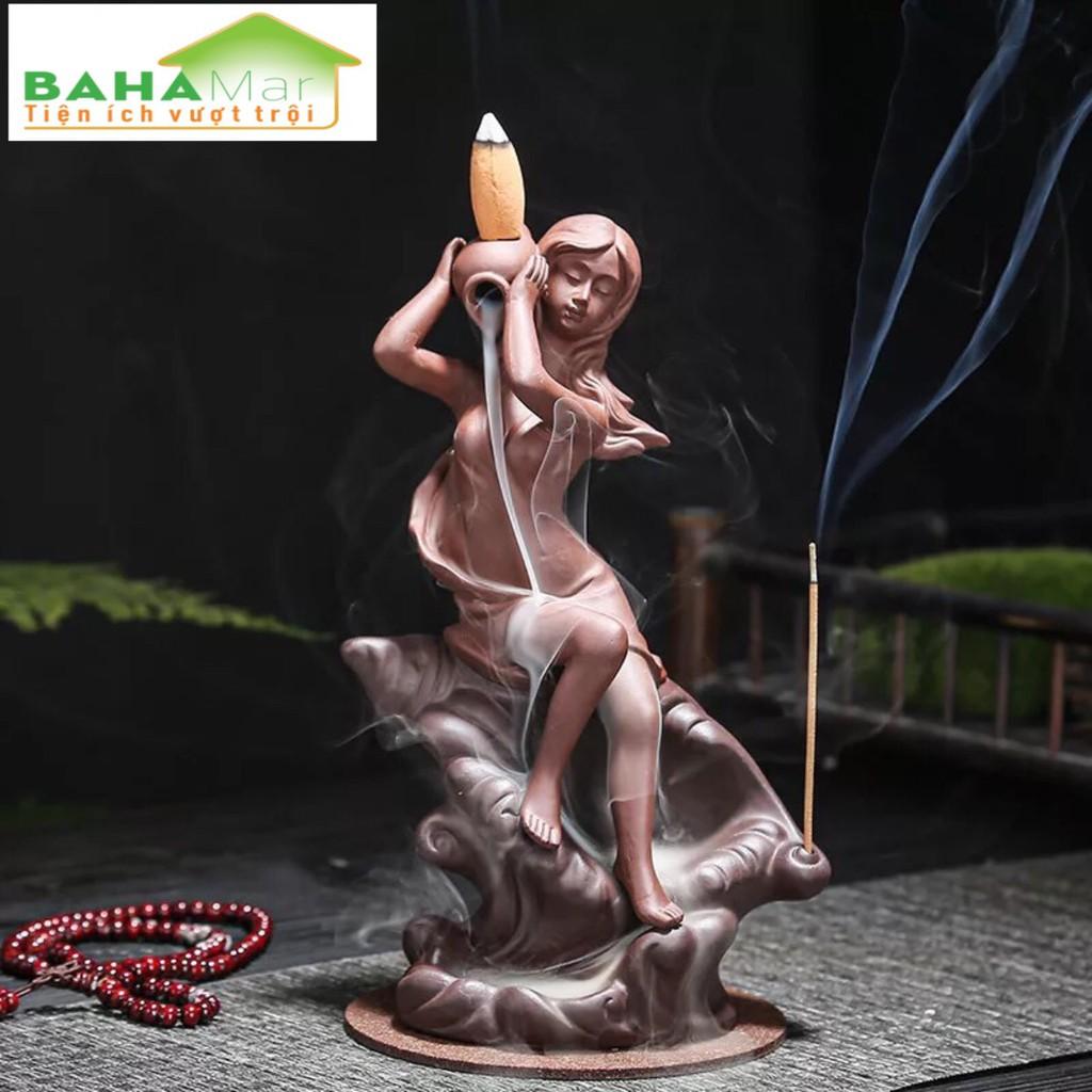 THÁC KHÓI TRẦM HƯƠNG - CÔ GÁI BƯNG VÒ NƯỚC "BAHAMAR" Thích hợp phòng nghiên cứu, phòng ngủ, phòng xông hơi, yoga...