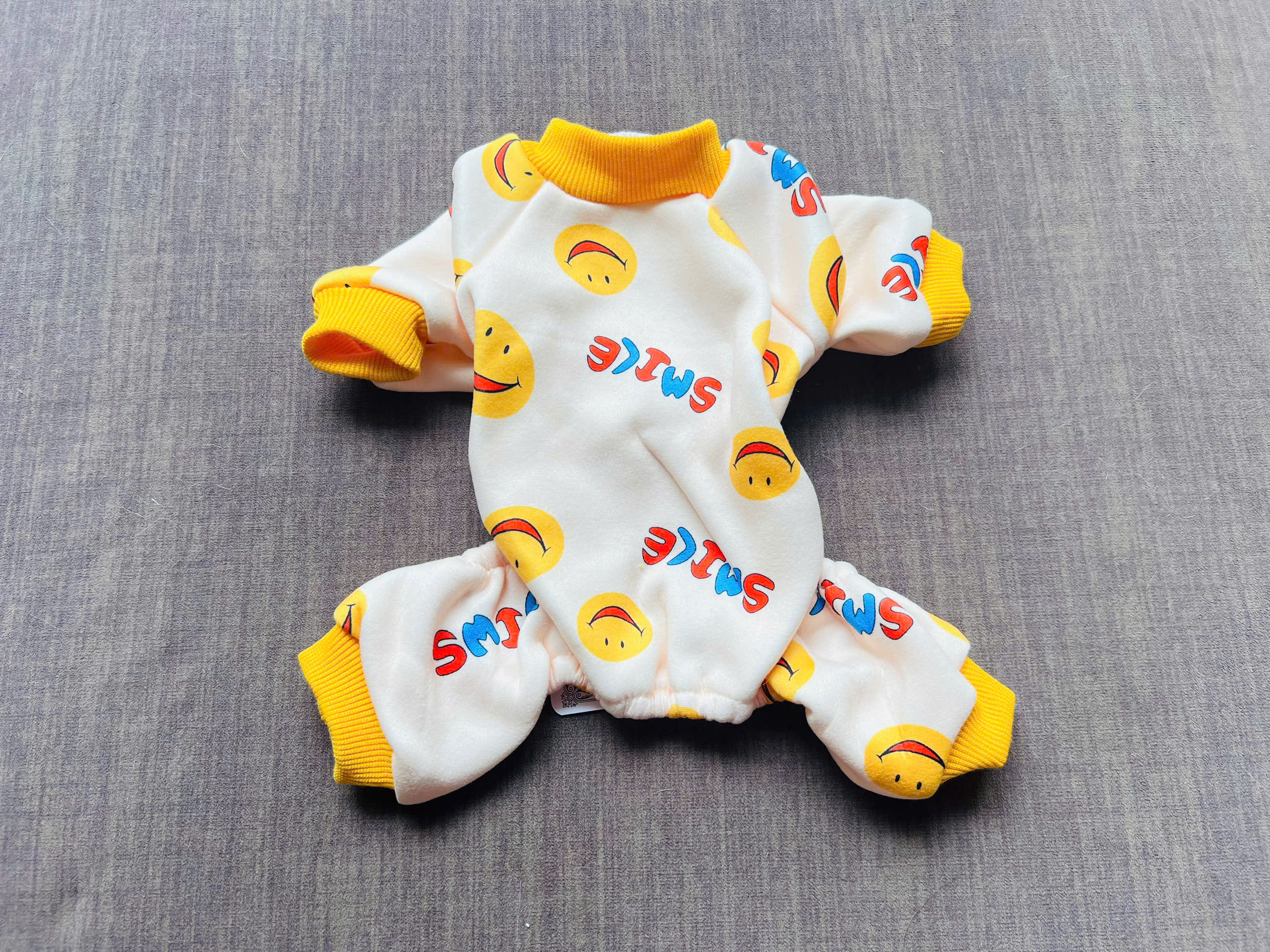 ÁO THUN NỈ HOẠ TIẾT MẶT CƯỜI TỪ 1-4.5KG DÀNH CHO THÚ CƯNG CHÓ MÈO