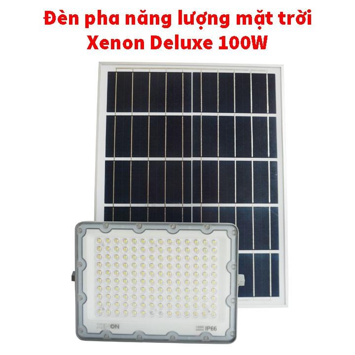 Đèn pha năng lượng mặt trời Xenon Deluxe cao cấp chính hãng DL03-100W