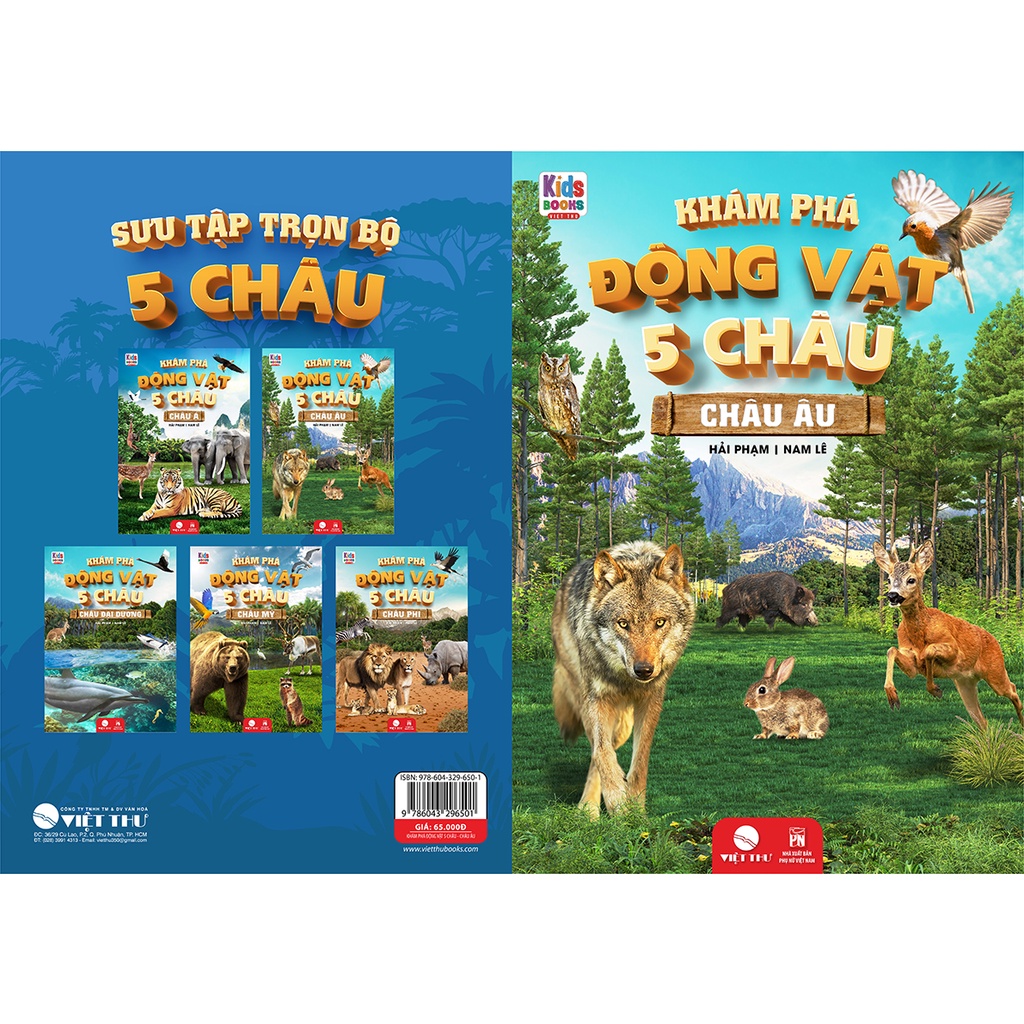 Khám Phá Động Vật 5 Châu Châu Âu -