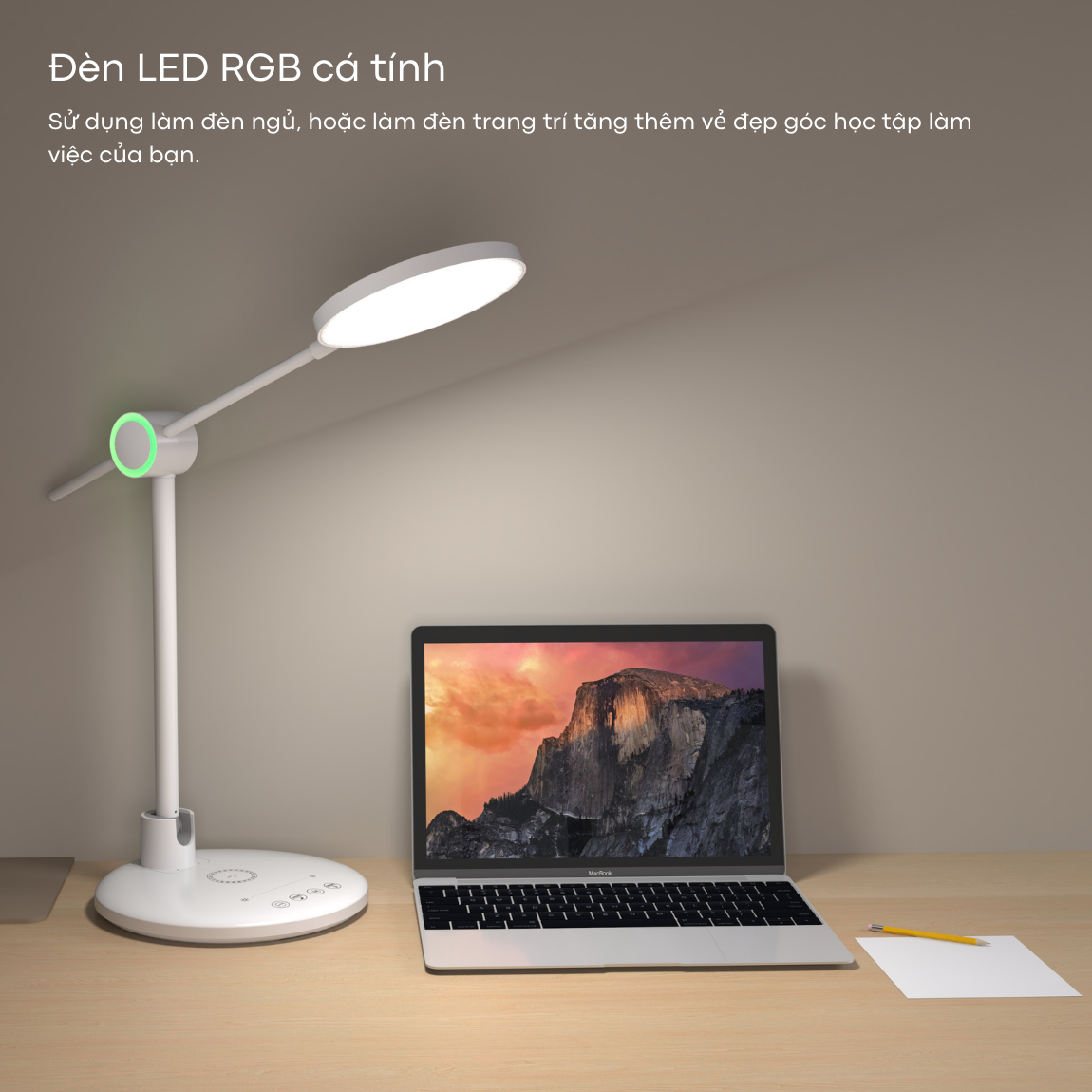 Đèn Bàn Học LED RG0 Tamayoko 3 Chế Độ Ánh Sáng Bảo Vệ Mắt Chống Cận Thị Không Phát Xạ Ánh Sáng Xanh Model TB-55S/SW