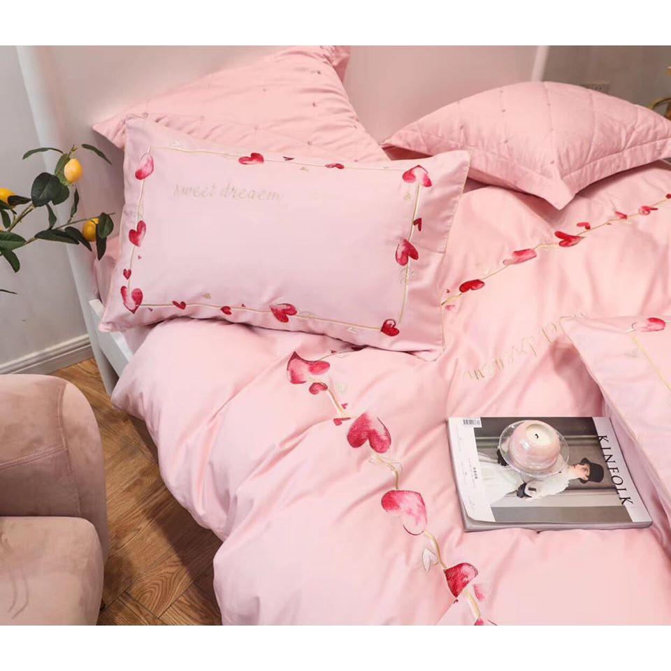 Bộ chăn ga gối SWEET DREAM lụa