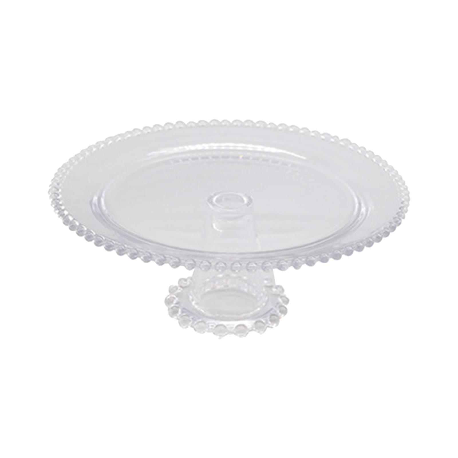 Transparent Cake Stand 12inch Round Cake Plate for Event Countertop Supplies