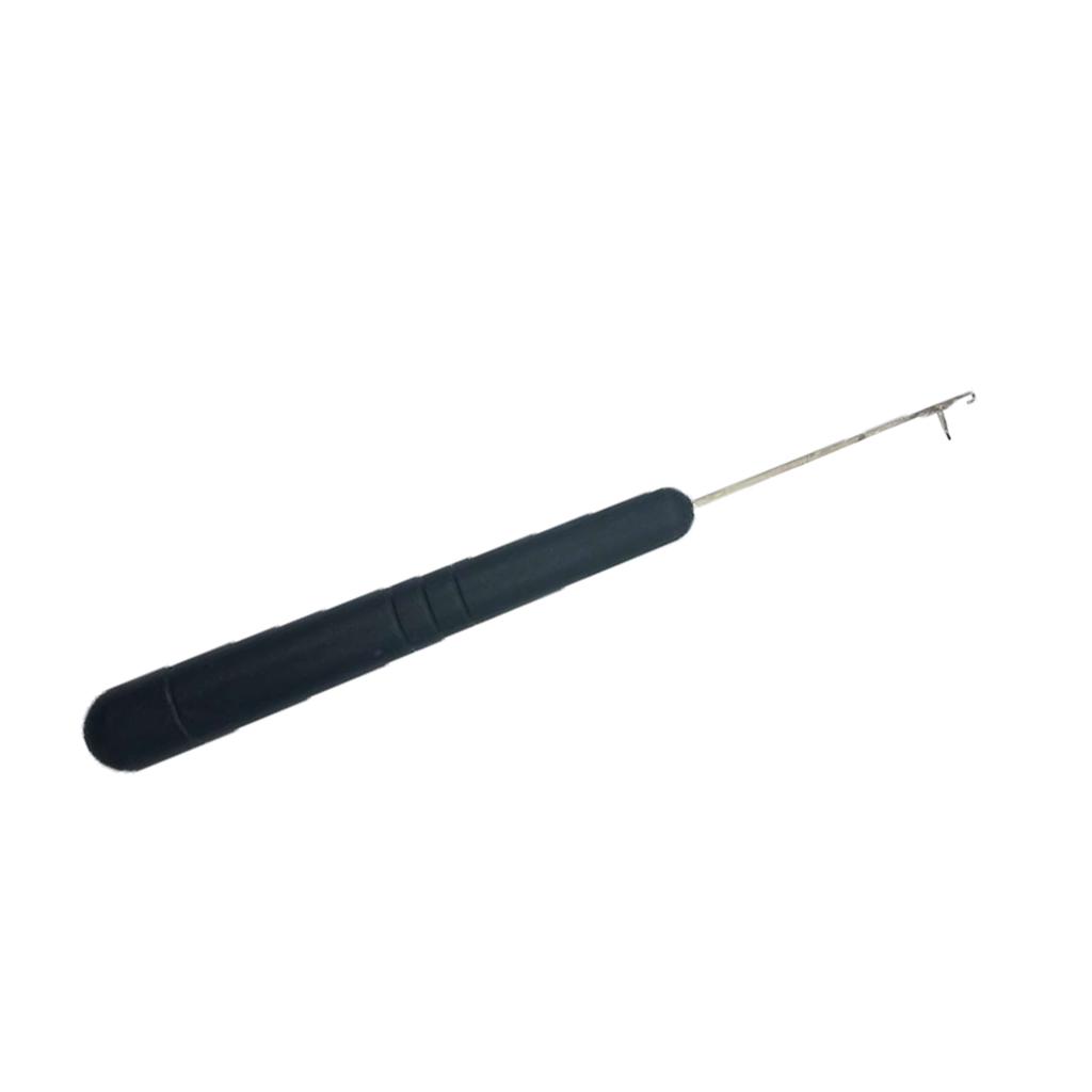 Baiting & Splicing Needle Fishing Bait Hook Needle Rigs Baiting Tool Black