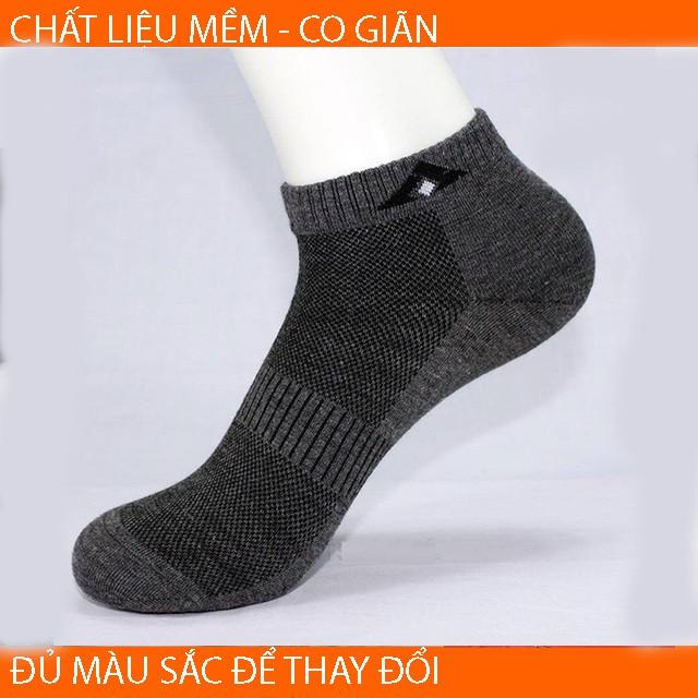 COMBO 10 Đôi Tất Nam Cổ Ngắn T&amp;T Chất Đẹp, Khử Mùi, Thấm Hút Mồ Hôi, Chống Hôi Chân