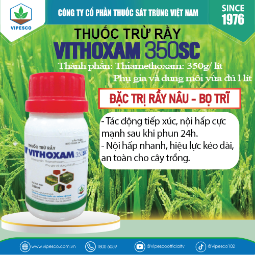 VITHOXAM 350SC-100CC PET - ĐẶC TRỊ RẦY NÂU