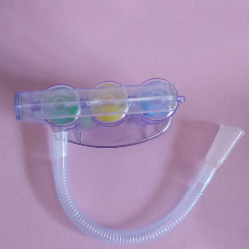 Máy tập phổi thở sâu 3 quả bóng - Máy tập thở hô hấp khuyến khích Hệ thống đo hơi thở Có thể giặt và hợp vệ sinh