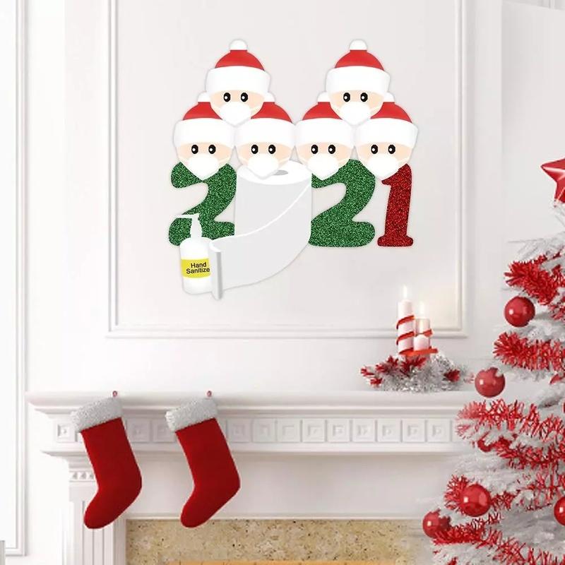 Miếng Dán Trang Trí Giáng Sinh Bằng Pvc 2021