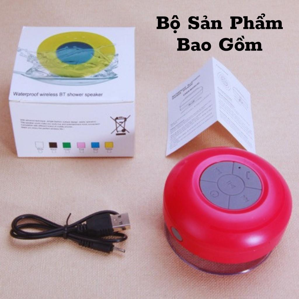 Loa Bluetooth Không Dây Hít Tường Nhà Tắm BTS-06 - Nhỏ Gọn  Tặng Kèm Sticker Xinh Xắn