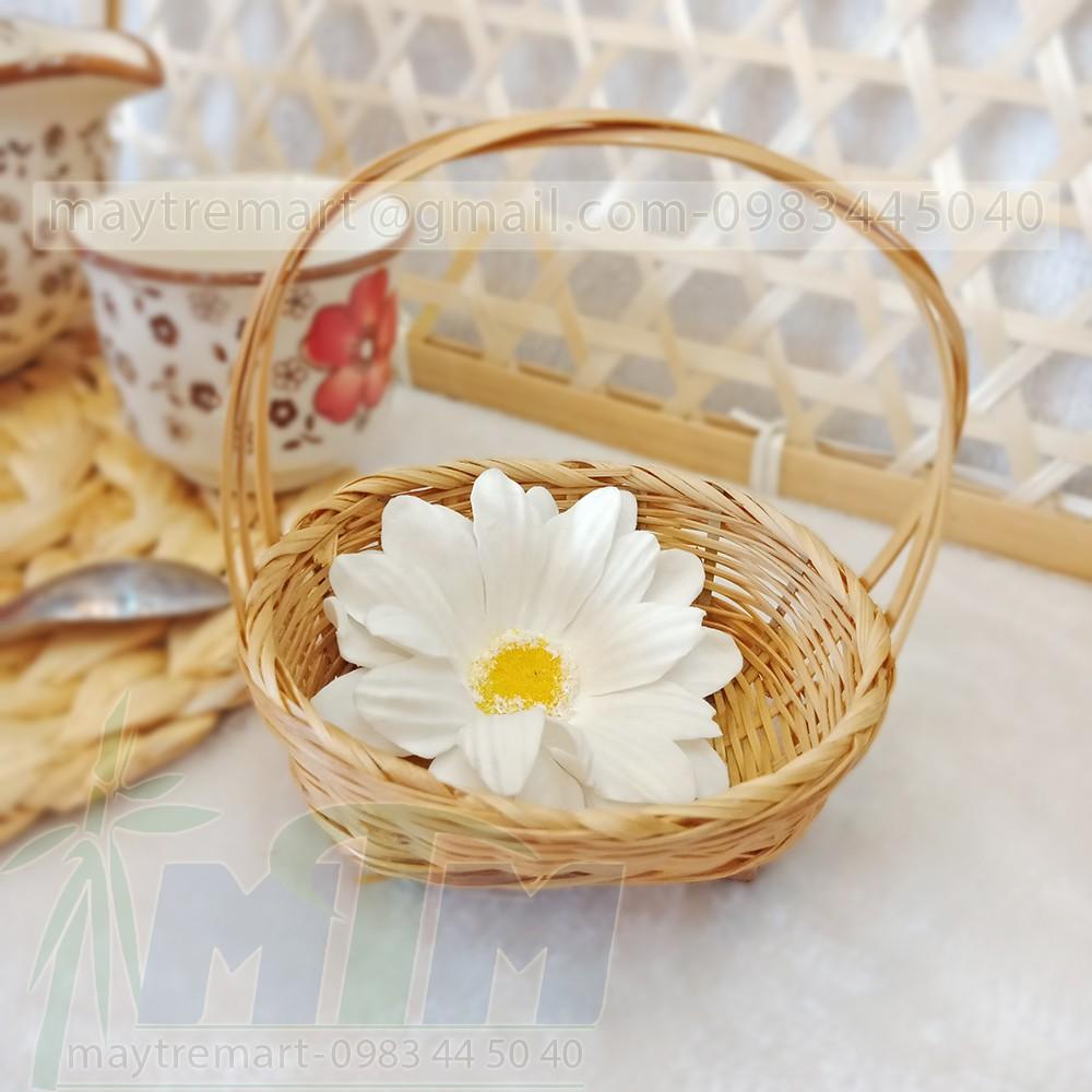 Giỏ tre l Lãng hoa nhí - Phụ kiện trang trí, chụp hình