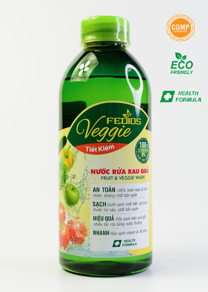 Fedios Veggie - Nước rửa rau củ quả - Chai 400ml