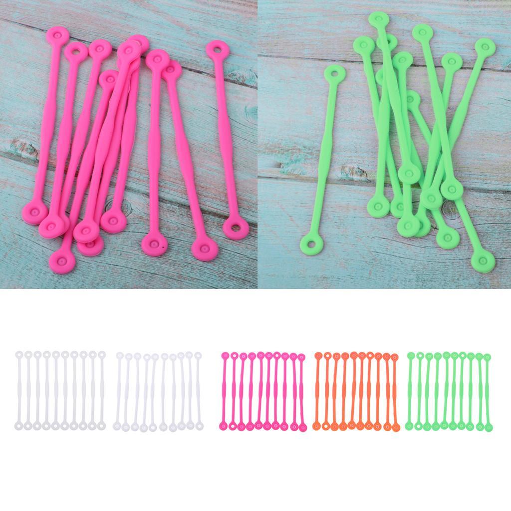 2x 10 Pieces Tennis Squash Racket Vibration Damper Shock Absorber Strips