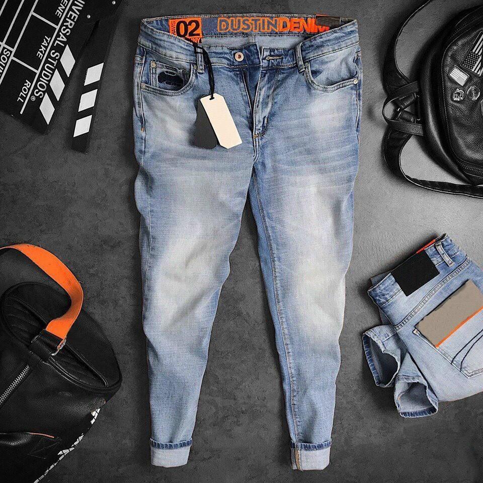 Quần jean nam trơn cao cấp vải jean co dãn hàng chuẩn shop Phuongnamshop20 kvp19