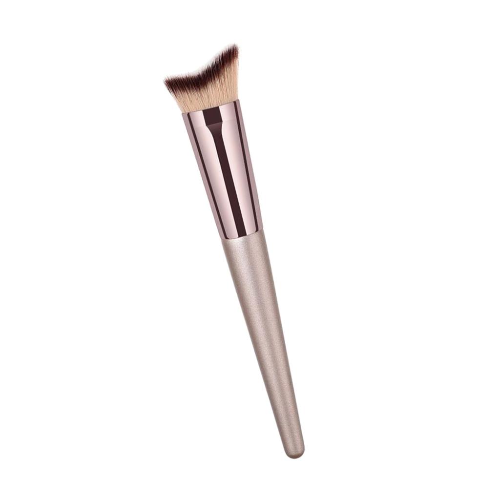 2Pcs Setting Powder Concealer Contour Kabuki Brush Makeup Beauty Tool Set