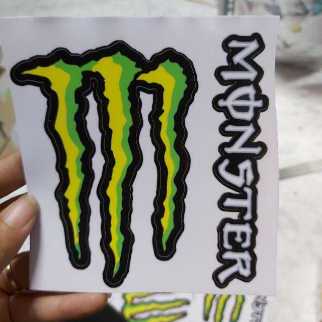 Tem Decal Hai Hình Monster