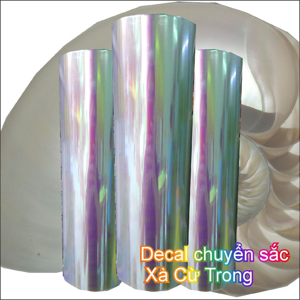 Xà cừ trong dẻo dán đèn xe