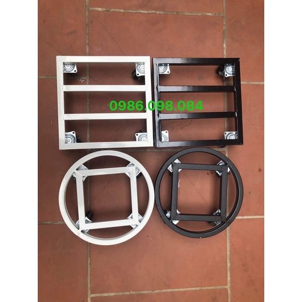 Đế lót chậu trồng cây có bánh xe dễ dàng di chuyển bằng sắt sơn tĩnh điện