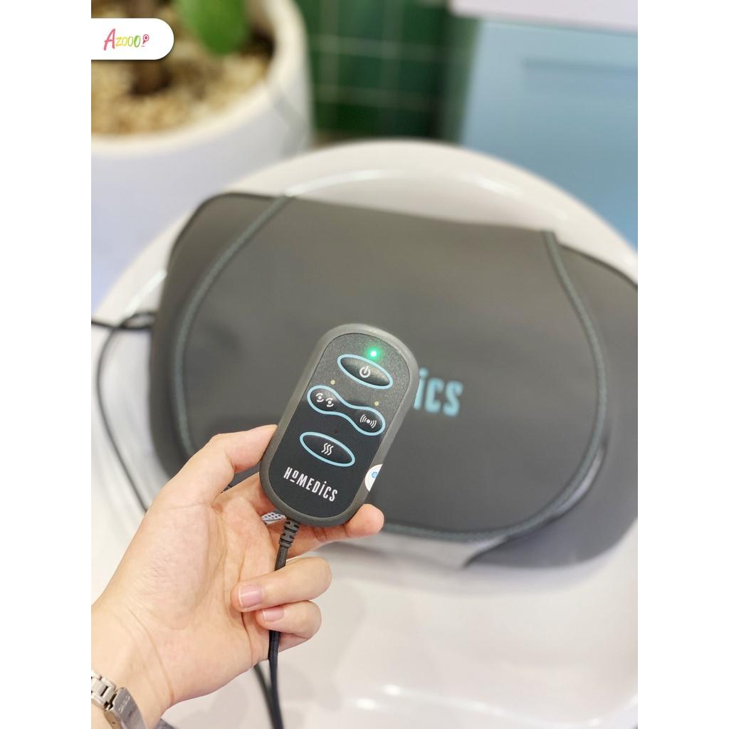 Gối máy massage cổ vai gáy shiatsu 3D công nghệ pin sạc Homedics SP-100H GB