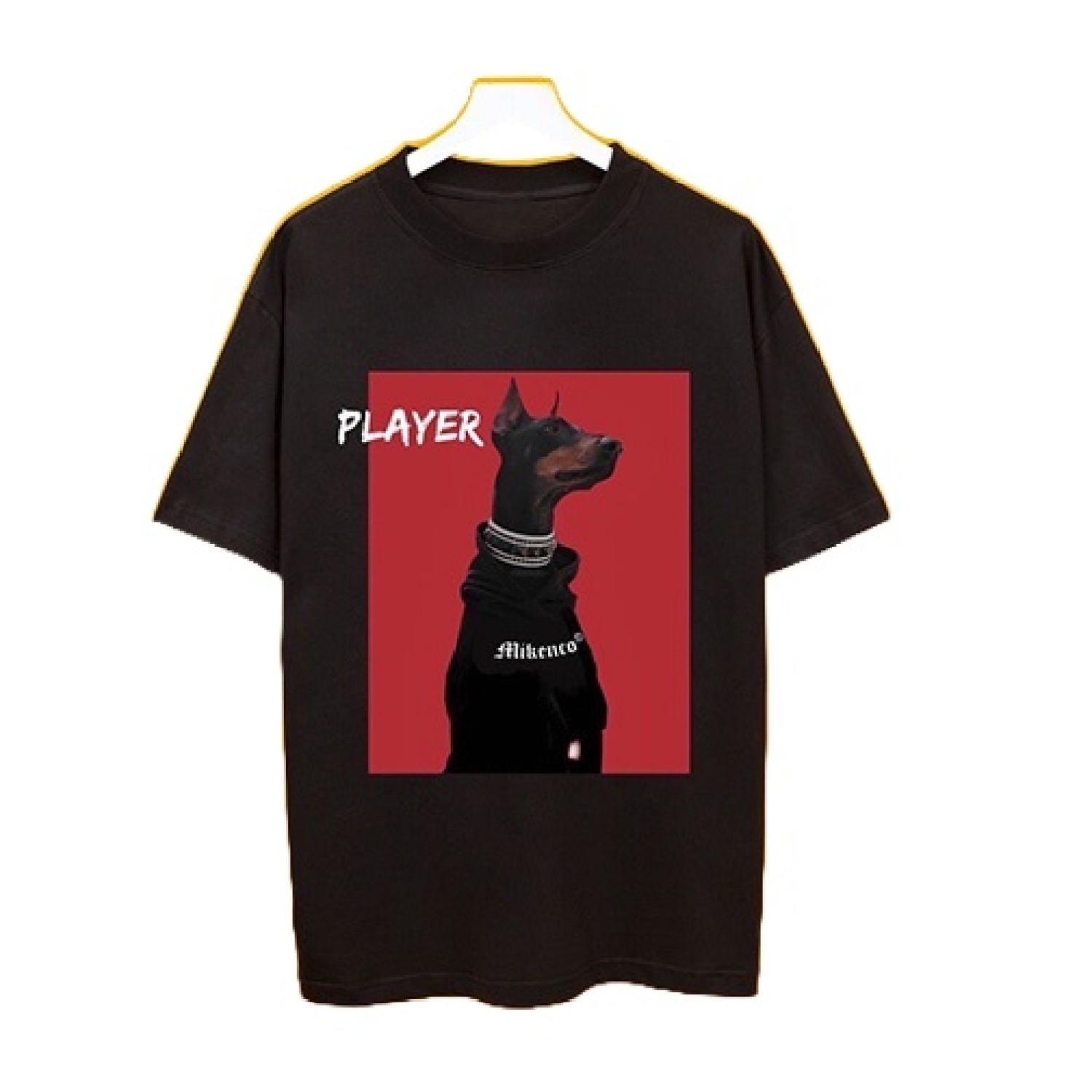 Áo thun nam nữ Chó Player , áo phông unisex form rộng chất cotton mát mịn thấm hút mồ hôi
