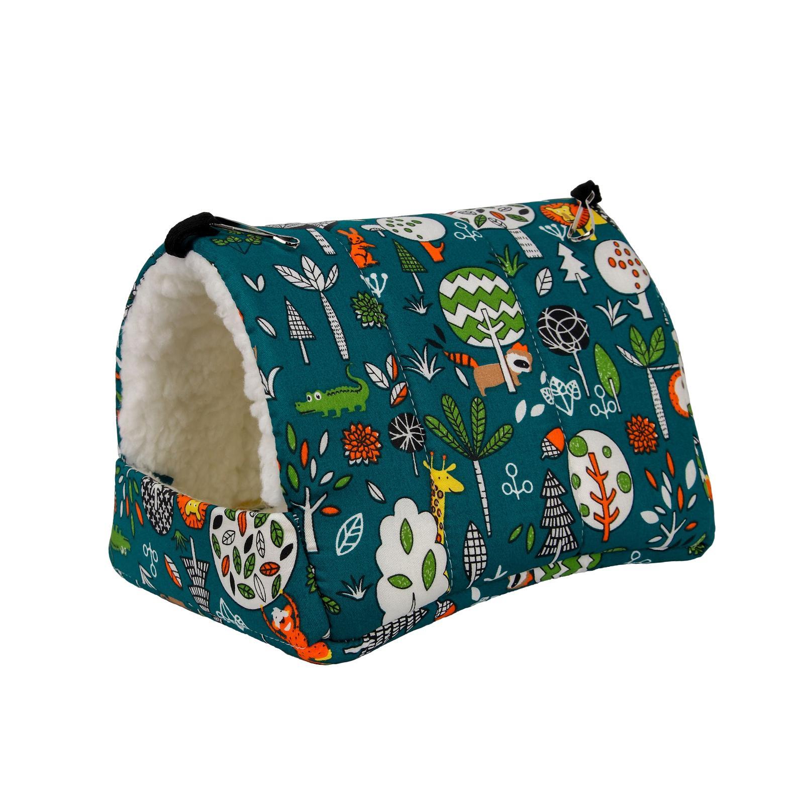 Soft Hamster Hammock Bed Cage Accessories Warm Hideout Hanging Bedding Toy House for Mouse Chinchilla Small Animals Ferret Sugar Glider