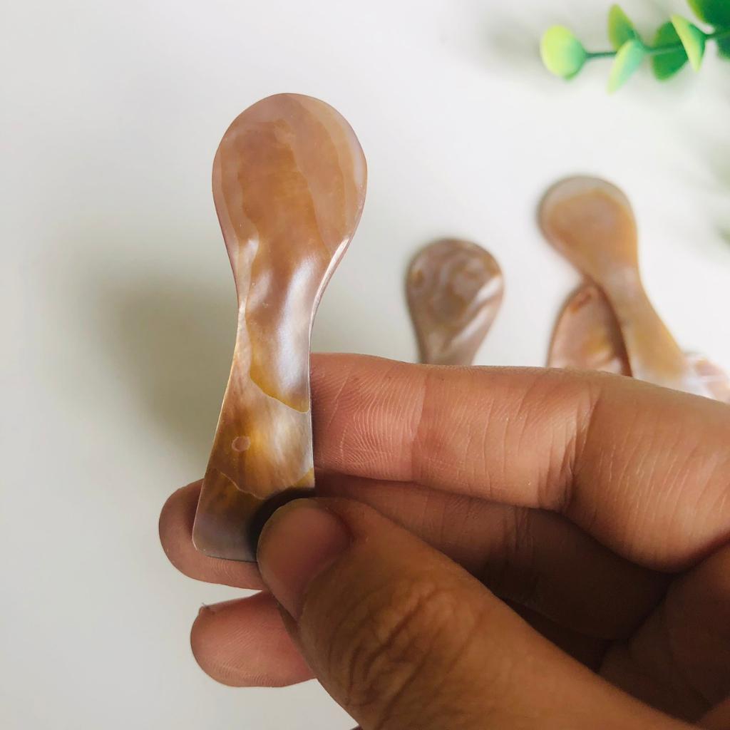 Thìa/Muỗng Trai Mini Size Nhỏ Xinh, Thìa Xúc Trứng Cá Hồi, Thìa Gia Vị, Nêm, Chụp Ảnh Decor Sang Trọng