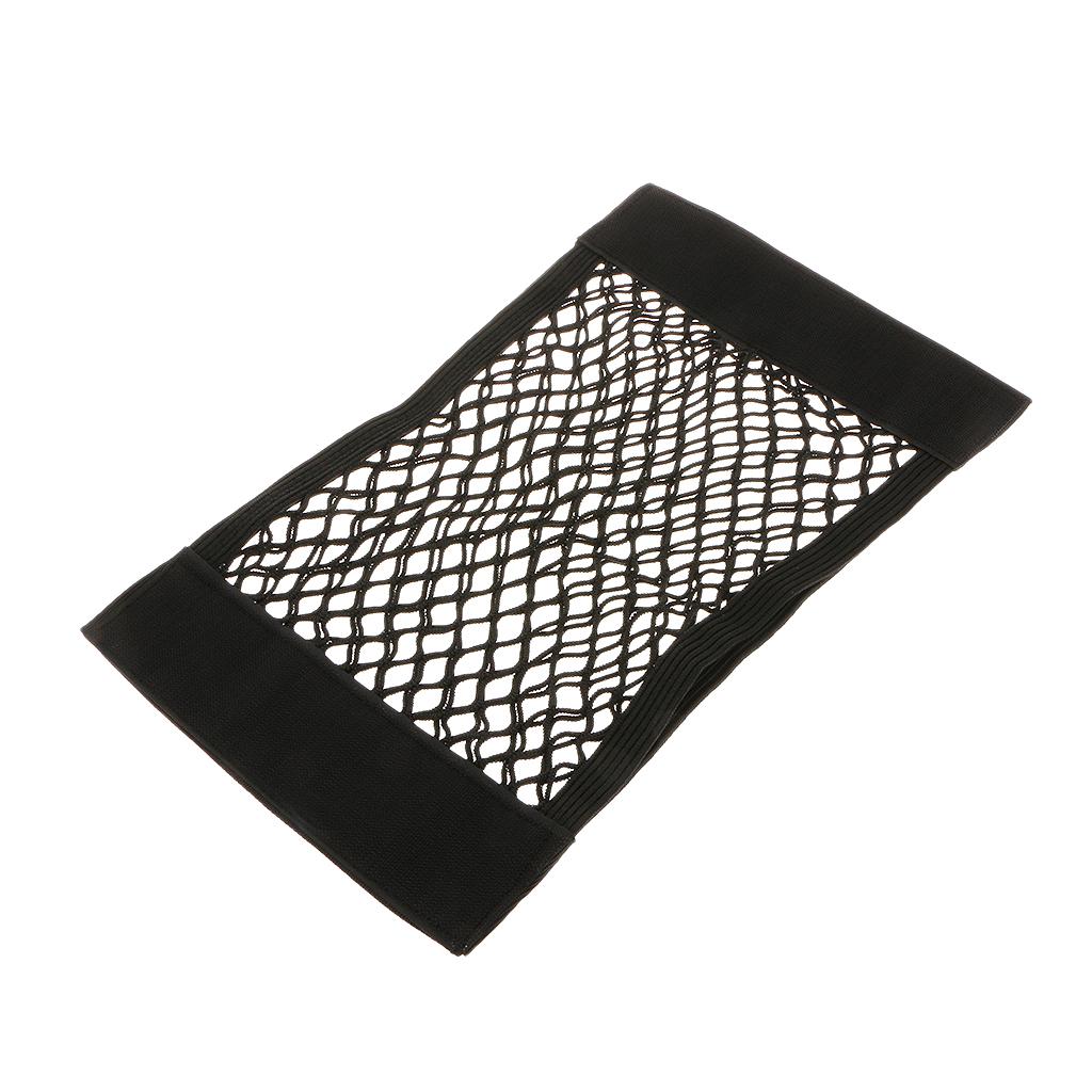 2x Black Car Truck Seat Storage Mesh Net Pocket Bag Luggage Organizer Holder