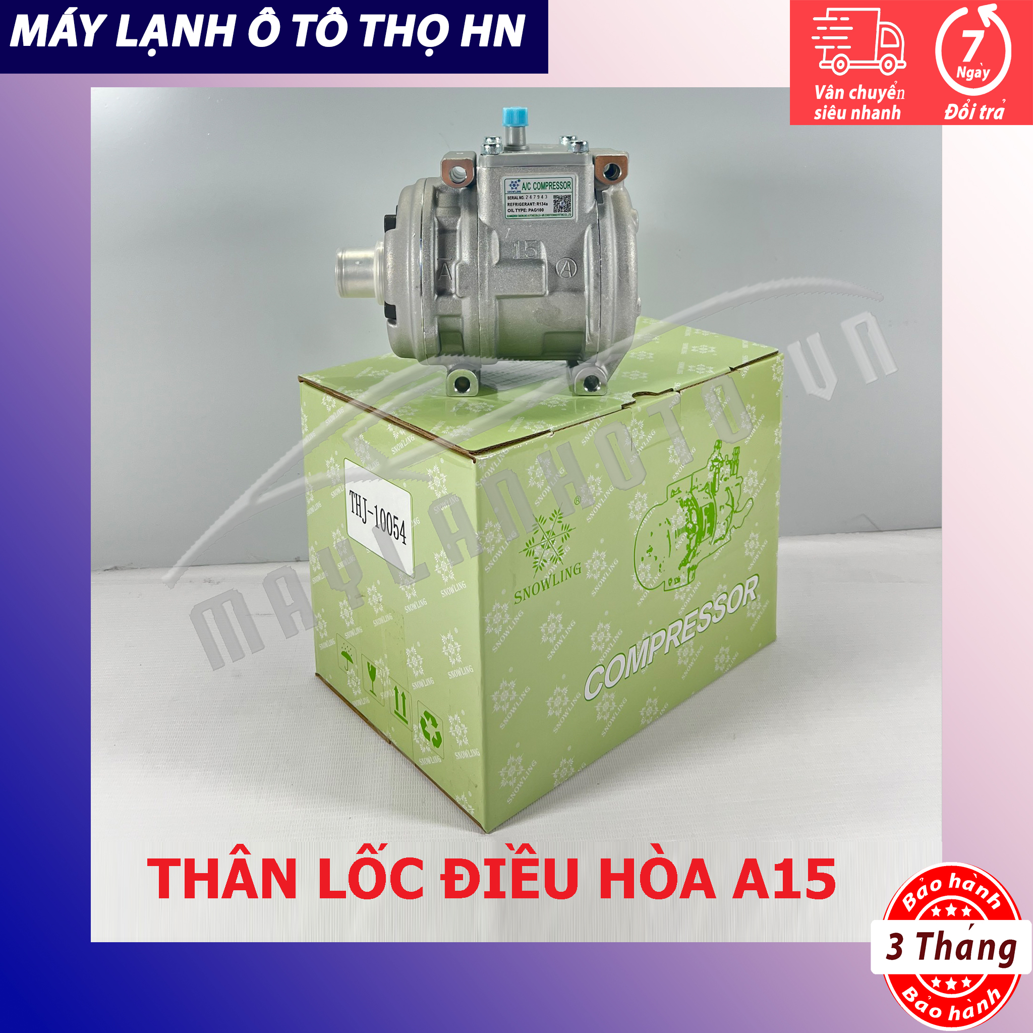 Thân Lốc điều hòa A15 không đầu Trung Quốc