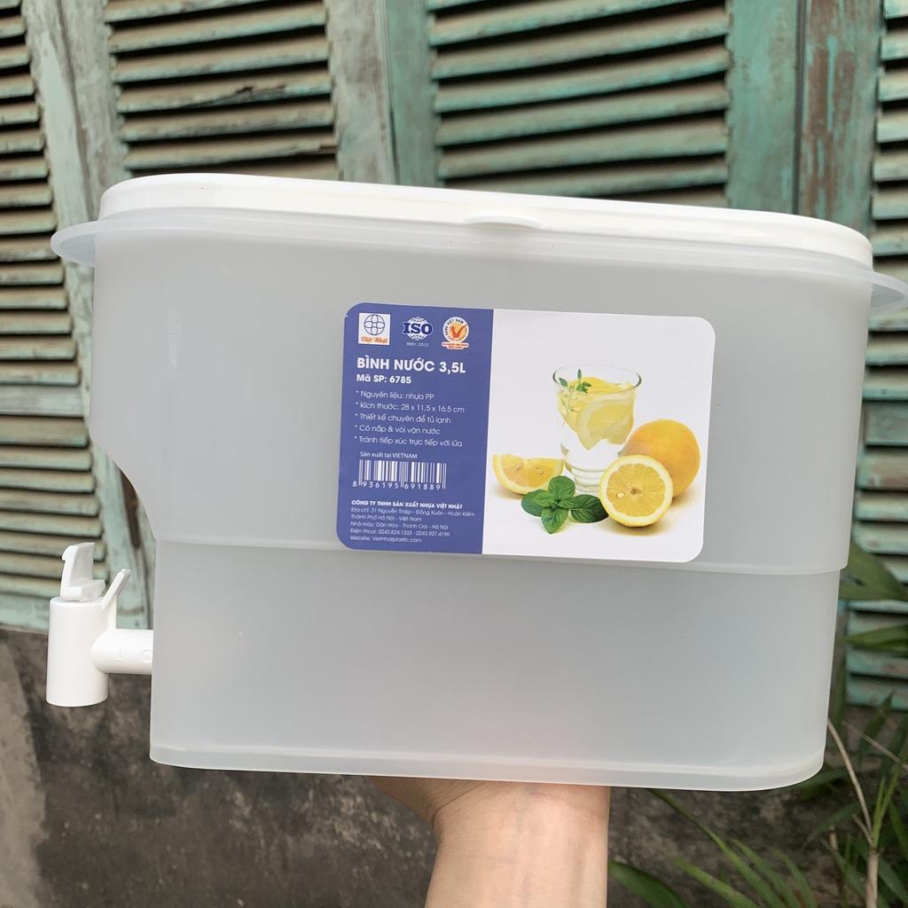 BÌNH NƯỚC 3,5L VIỆT NHẬT CÓ VÒI TIỆN LỢI