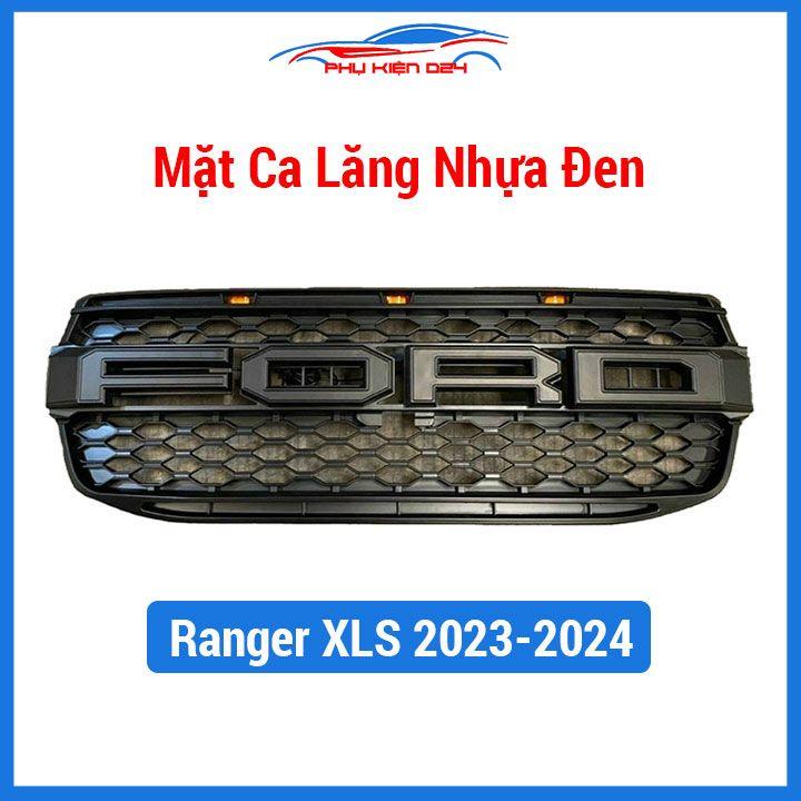 Mặt ca lăng, calang Ford Ranger XLS 2023-2024 màu đen trang trí làm đẹp xe