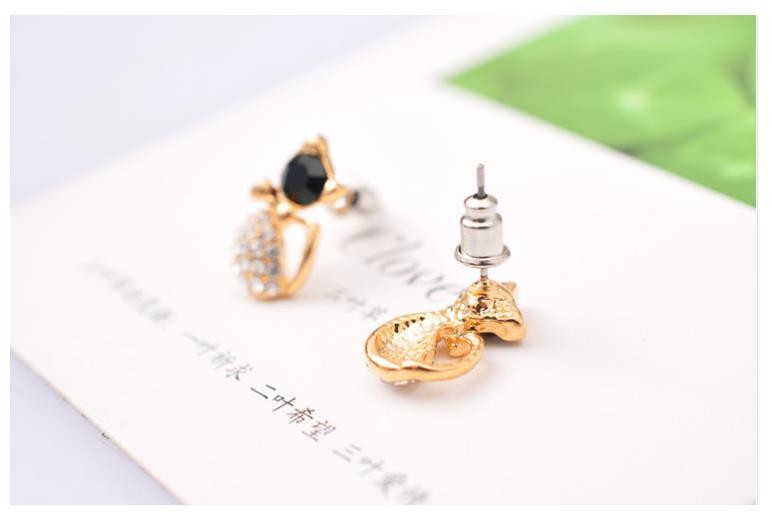 Combo 2 đôi Bông tai nữ hình dáng con hồ ly dễ thương