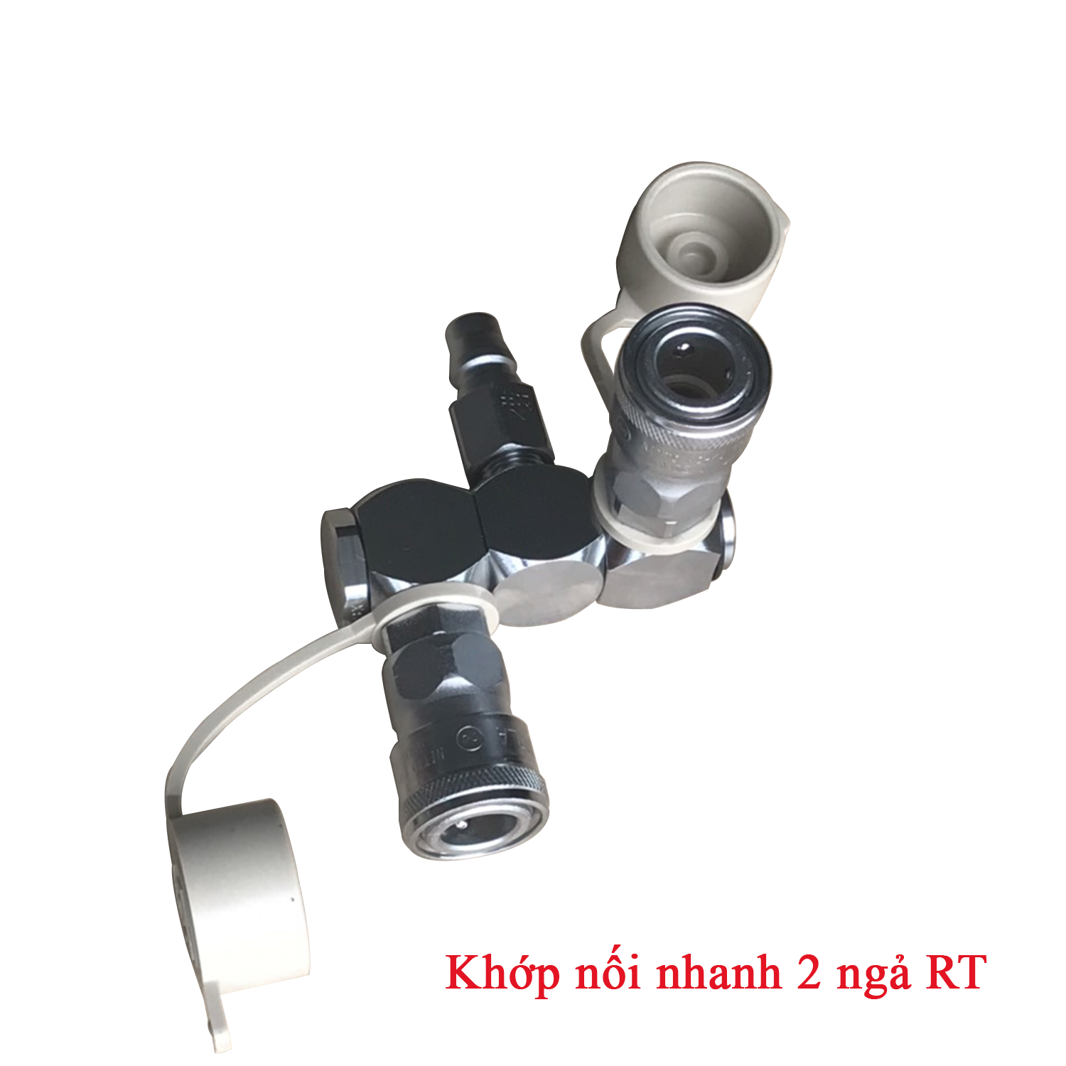 Khớp nối nhanh 2 ngả tự xoay RT - Nitto (Nhật Bản)