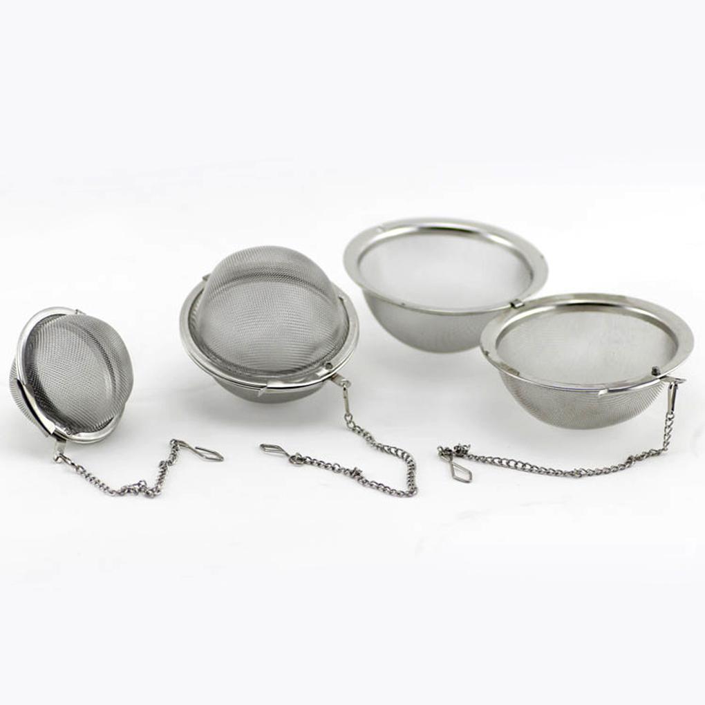 3pcs thép không gỉ phin pha cà phê chè lưới chuỗi lọc bìa bóng injector