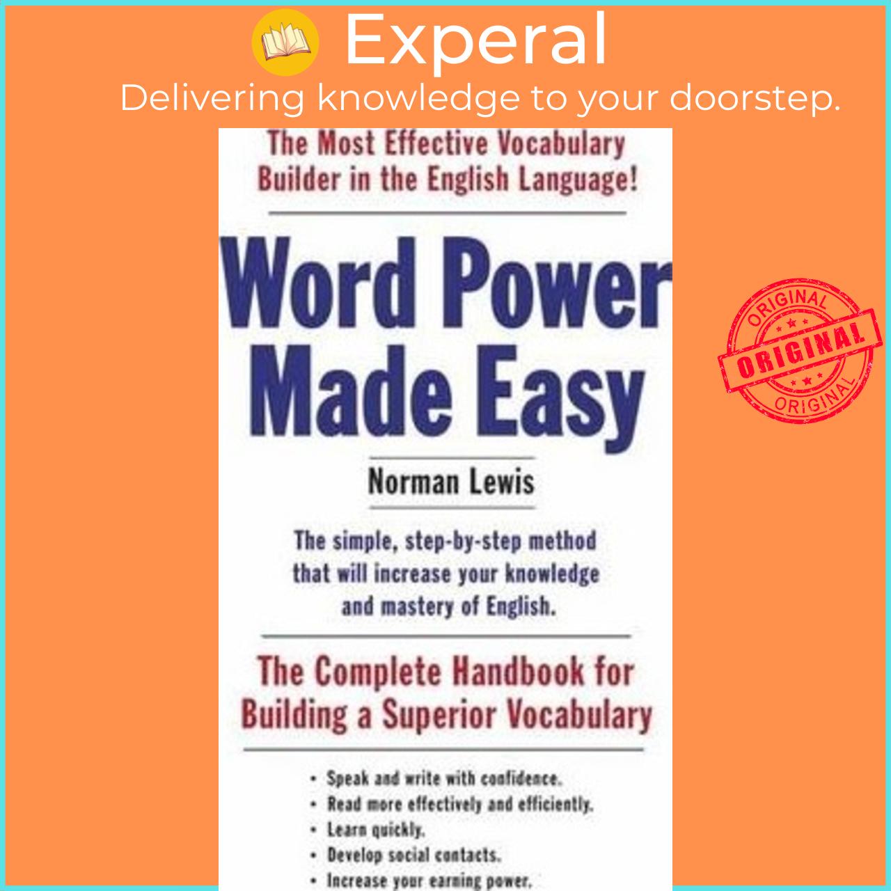 Sách - Word Power Made Easy : The Complete Handbook for Building a Superior Voca by Norman Lewis