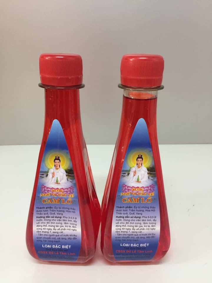 Nước cam lồ làm sạch đồ thờ, tẩy uế sái tịnh trước khi thờ cúng BH1024