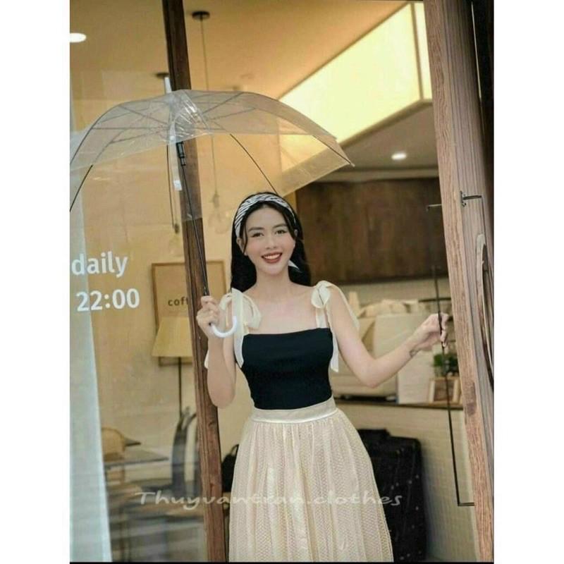 áo croptop cột nơ vai P5085