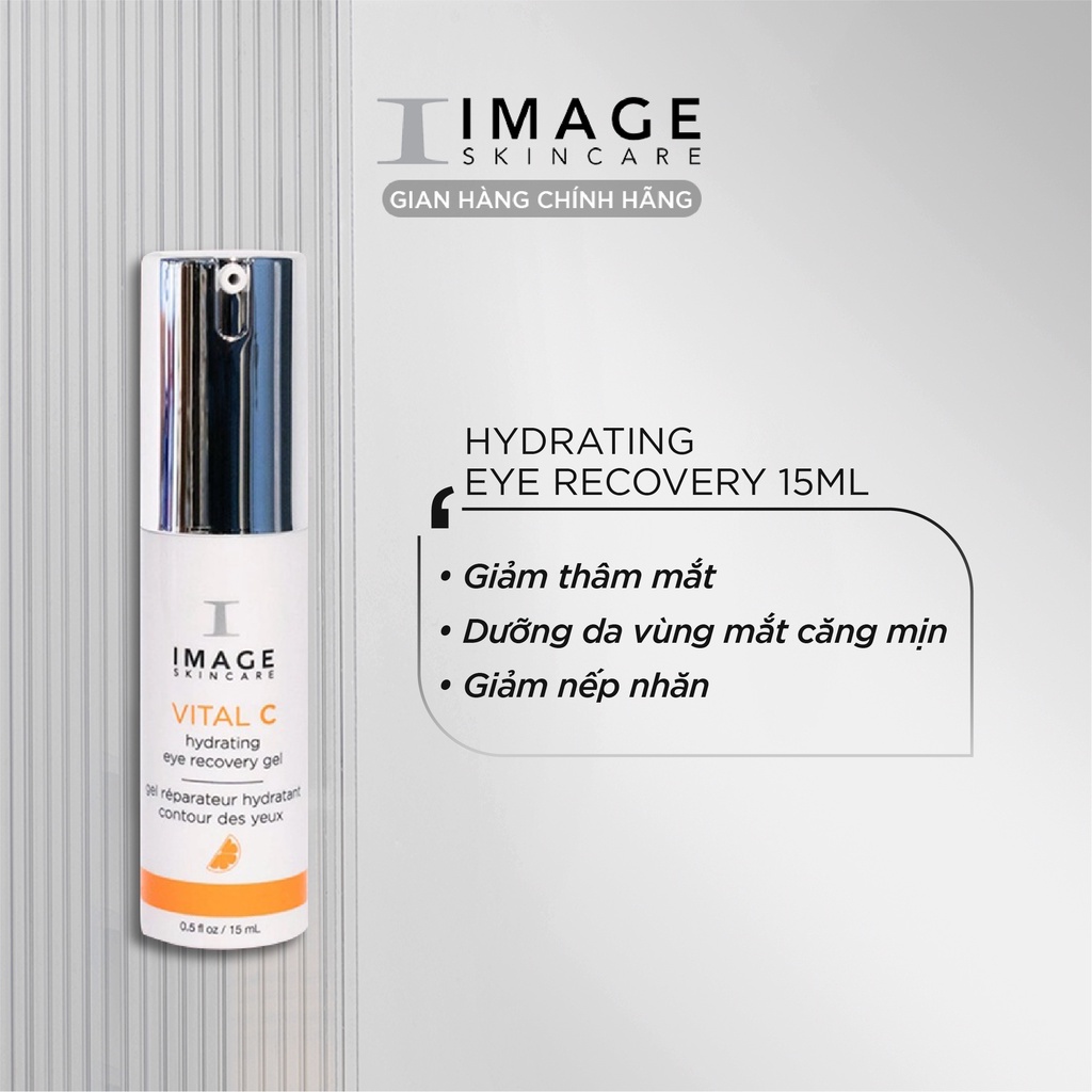 Kem phục hồi, chống thâm quầng mắt Image Skincare Vital C Hydrating Eye Recovery Gel 15ml