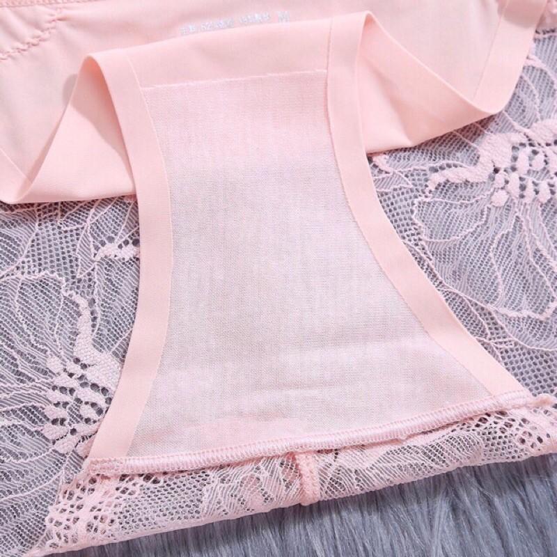 Quần Lót Nữ Phối Ren Mềm Mã 8423