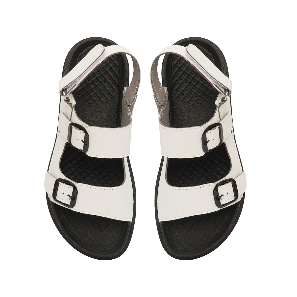 Sandal Hai Quai Ngang Cao 2cm Đế Cao Su Nguyên Khối Chóng Trượt Mã HNSDX2F805