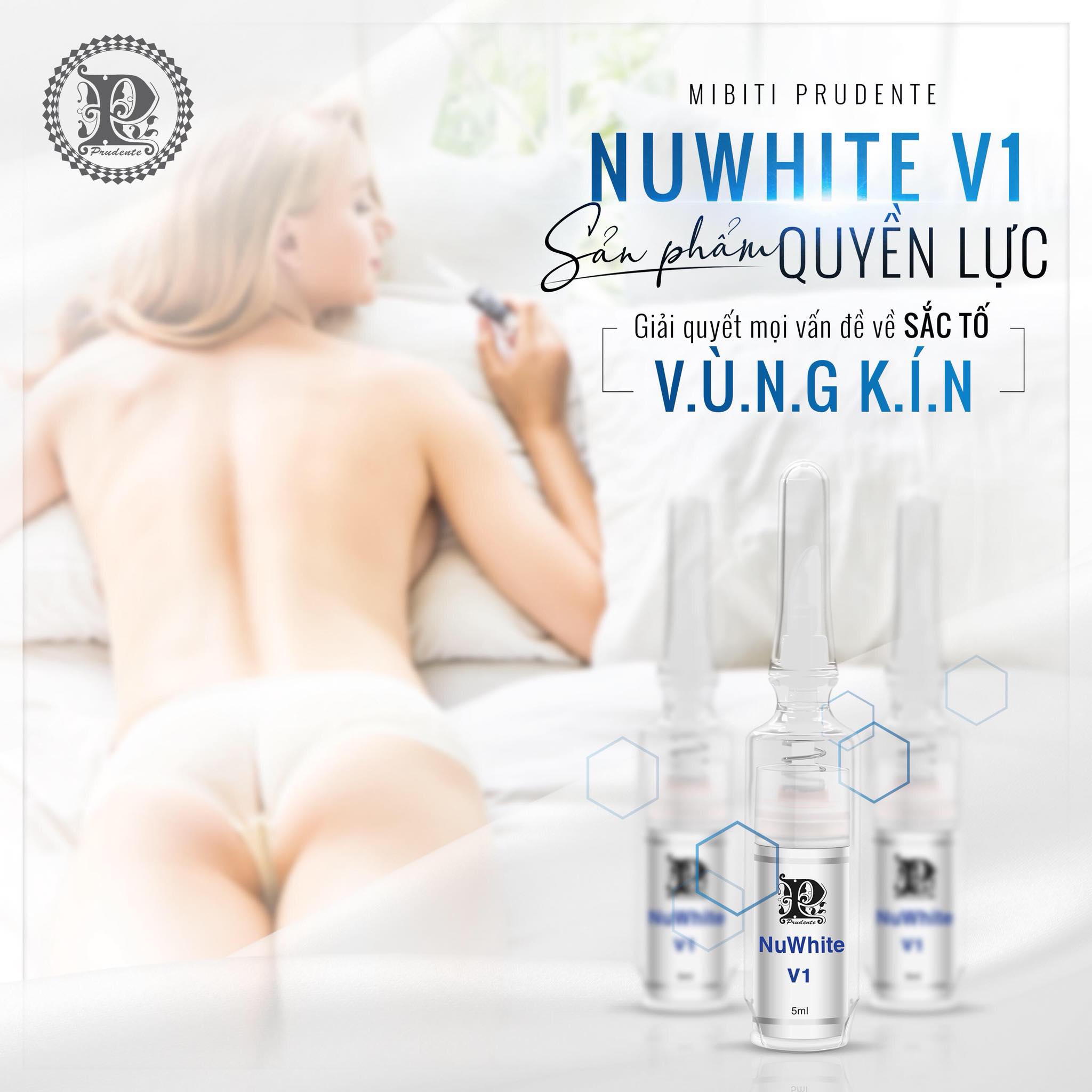 Kem Trẻ Hóa, Làm Hồng Cô Bé V1 Nuwhite Mibiti Prudente GigaWhite